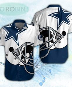 Helmet Dallas Cowboys Logo Hawaiian Shirt For Men and Women Helmet Dallas Cowboys Logo Hawaiian Shirt For Men and Women