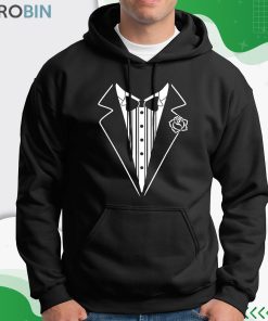 Tuxedo Bow Tie T Shirt Tux Wedding Shirt