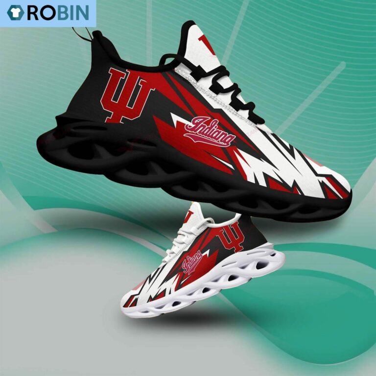 Indiana Hoosiers Sport Shoes, NCAA Gift For Fans