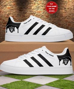 Ink Splash Las Vegas Raiders Stan Smith Shoes, Gift for NFL fans