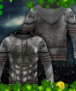 Irish Armor Warrior Knight St Patrick Day All Over Print Hoodie Irish Armor Warrior Knight St Patrick Day All Over Print Hoodie