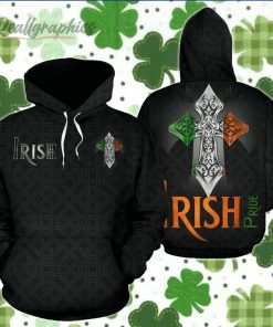 Irish Pride St Patrick’s Day Hoodie Over Print Hoodie