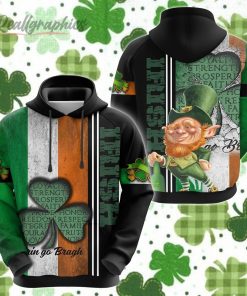 Irish Saint Patrick’s Day Irish Man All Over Print Hoodie