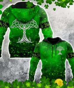 Irish Saint Patrick’s Day Irish Tree Celtic All Over Print Hoodie