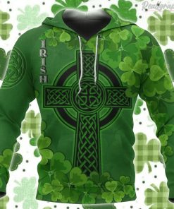 Irish St Patrick’s Day Hoodie Over Print Hoodie