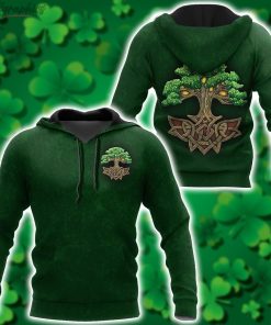 Irish Tree Celtic St.Patrick Day All Over Print Hoodie