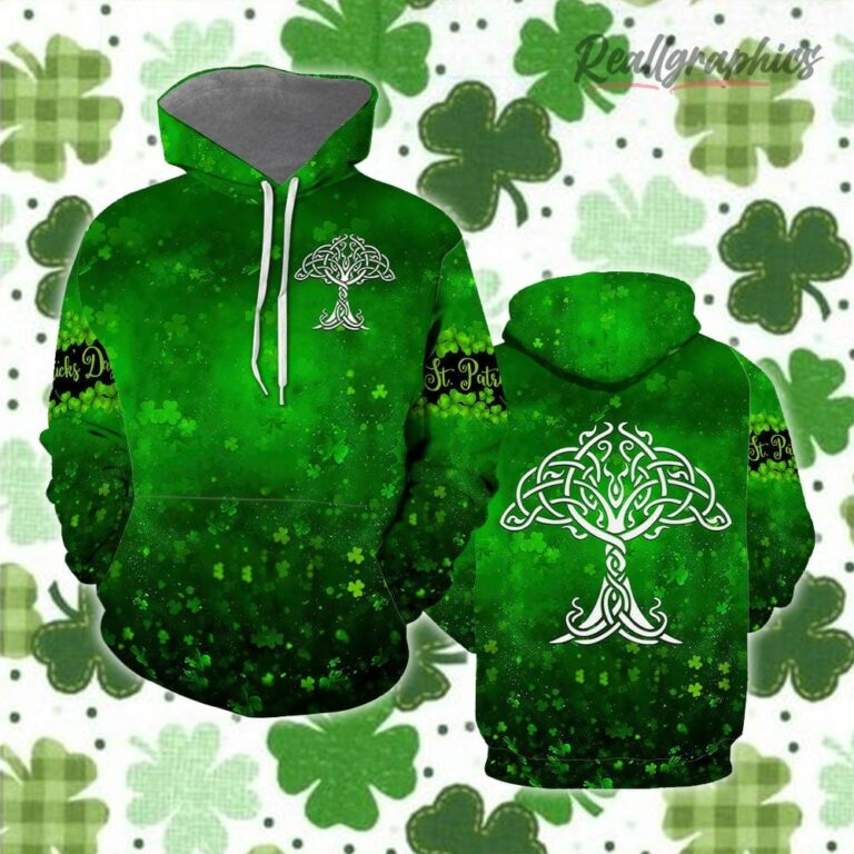 Irish Tree Irish Saint Patrick’s Day All Over Print Hoodie