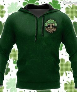Irish Tree St.Patrick Day All Over Print Hoodie