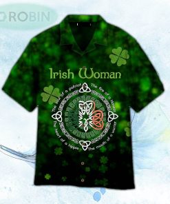 Irish Woman Happy St Patrick Hawaiian Shirt For Men and Women
