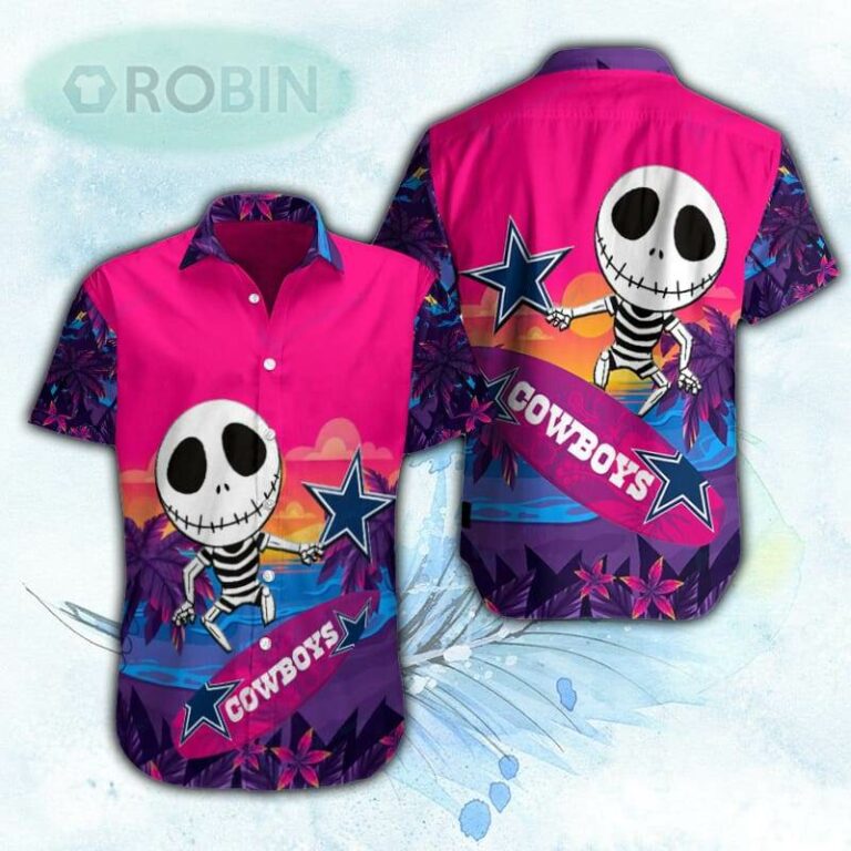 Jack Skellington Dallas Cowboys Hawaiian Shirt For Men and Women