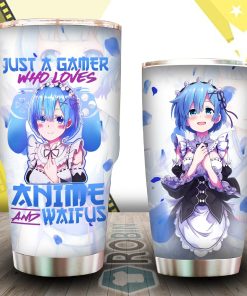 Just A Gamer Who Loves Anime And Waifus Rem Rezero Tumbler