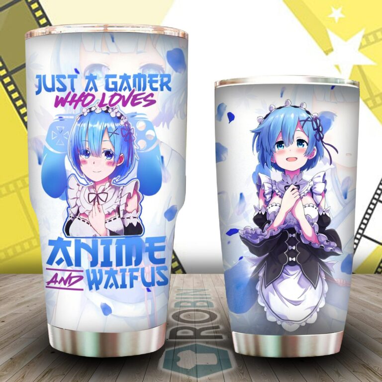 Just A Gamer Who Loves Anime And Waifus Rem Rezero Tumbler