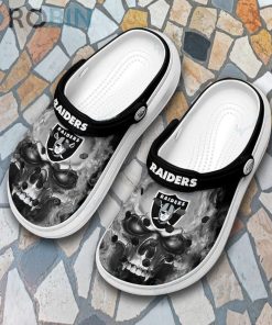 Las Vegas Raiders Clog Custom Crocs Style Las Vegas Raiders Clog Custom Crocs Style