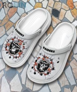 Las Vegas Raiders Clog Custom Crocs Style RB46