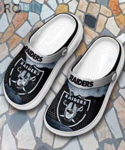 Las Vegas Raiders Clog Custom Crocs Style RB80