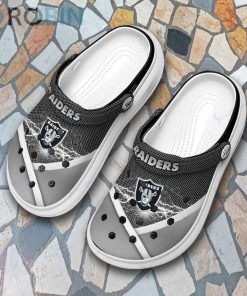Las Vegas Raiders Clog Custom Crocs Style RB82