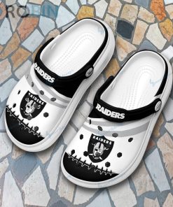 Las Vegas Raiders Clog Custom Crocs Style Las Vegas Raiders Clog Custom Crocs Style
