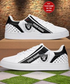Las Vegas Raiders Football Stan Smith Shoes, Gift for NFL fans Las Vegas Raiders Football Stan Smith Shoes, Gift for NFL fans