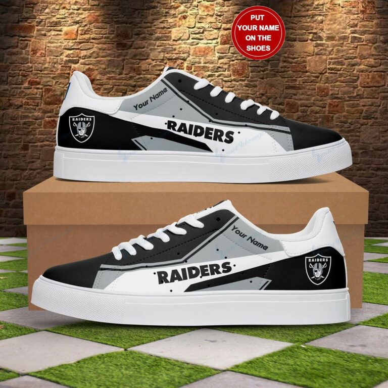 Las Vegas Raiders Stan Smith Shoes, Gift for NFL fans