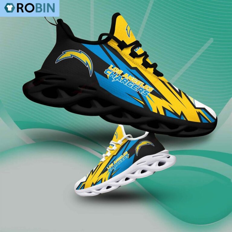 Los Angeles Chargers Sport Shoes, NFL Gift For Fans