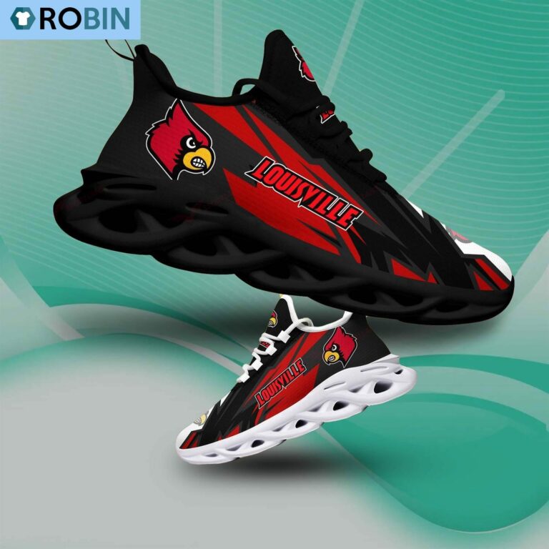Louisville Cardinals Sport Shoes, NCAA Gift For Fans