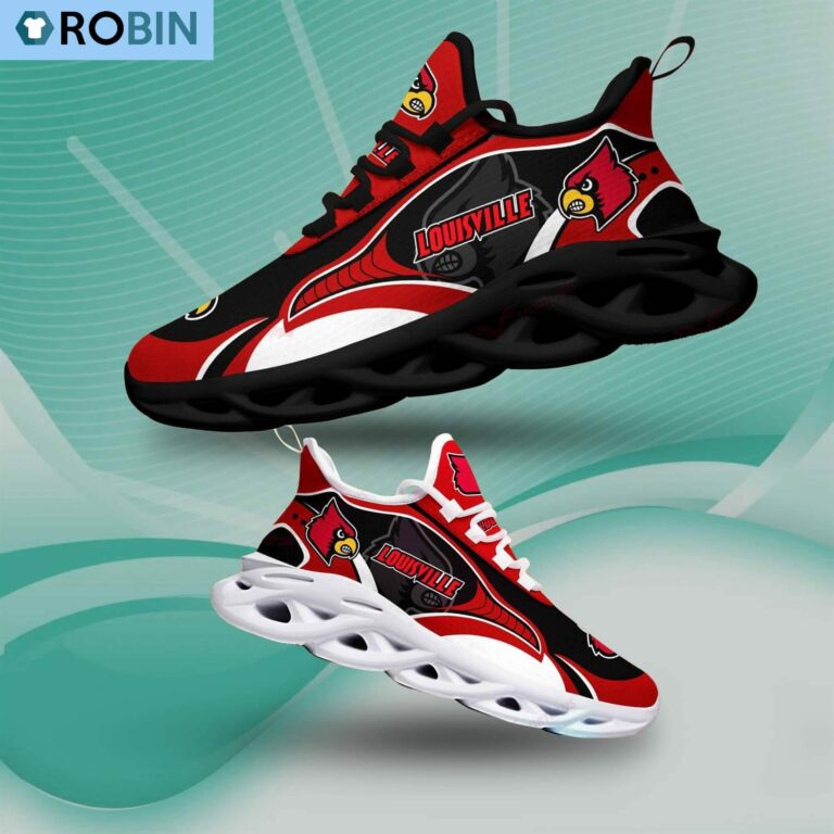 Louisville Cardinals Chunky Sneakers, NCAA Shoes Gift For Fans
