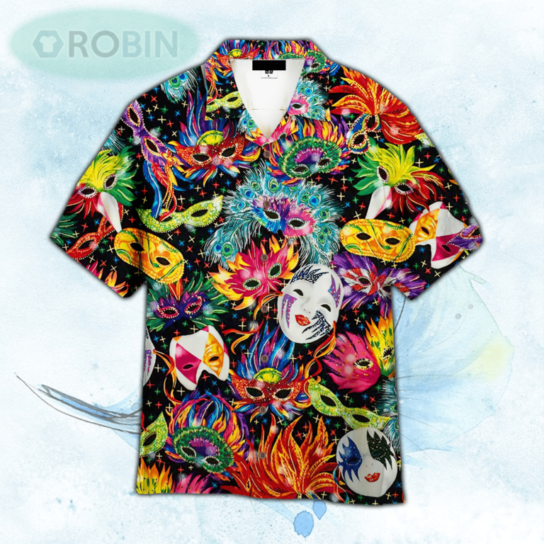 Mardi Gras Carnival Masks Hawaiian Shirt For Men and Women