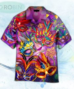 Mardi Gras Mask Hawaiian Shirt For Men and Women