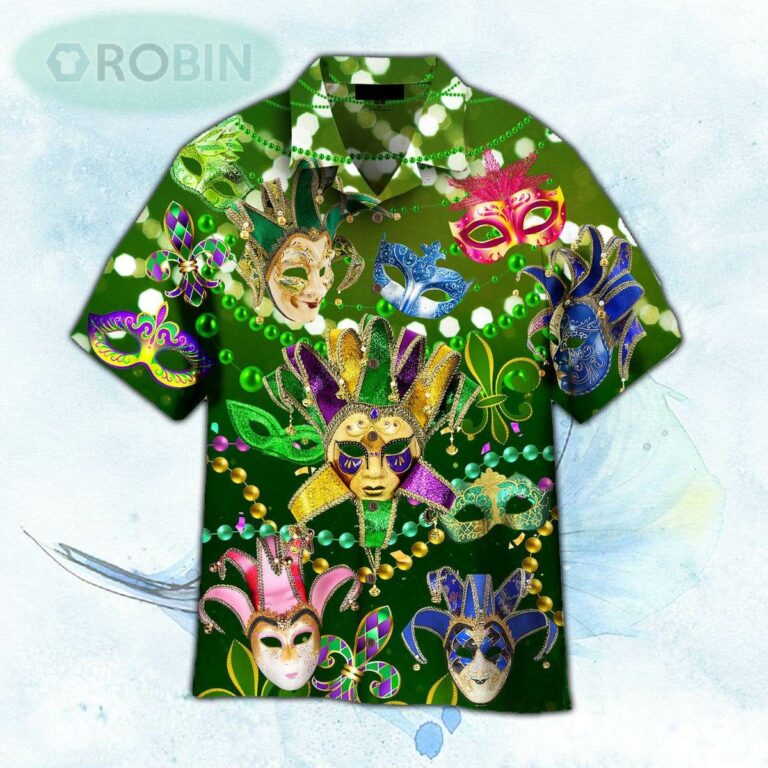 Mardi Gras Masks Carnival Hawaiian Shirt For Men and Women