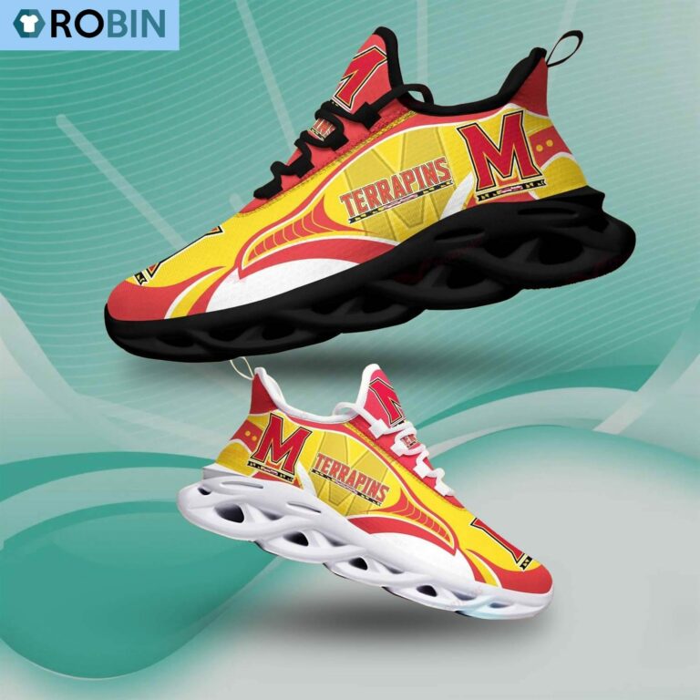 Maryland Terrapins Chunky Sneakers, NCAA Shoes Gift For Fans