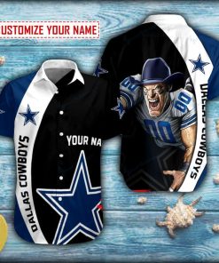 Mascot Dallas Cowboys Football Short Sleeve Hawaiian Shirt