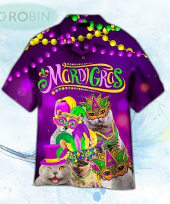 Meowdi Gras Hawaiian Shirt For Men and Women