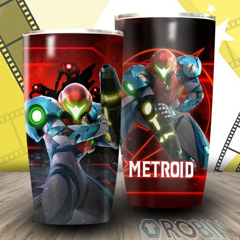 Metroid Video Game Insulated Stainless Steel Tumbler