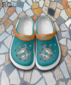Miami Dolphins Clog Custom Crocs Style RB45 Miami Dolphins Clog Custom Crocs Style RB45