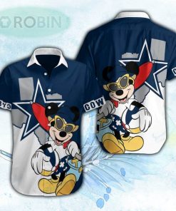 Mickey Beach Dallas Cowboys Hawaiian Shirt For Men and Women Mickey Beach Dallas Cowboys Hawaiian Shirt For Men and Women