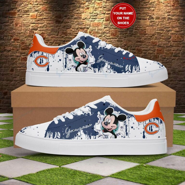 Mickey Chicago Bears Stan Smith Shoes, Gift for NFL fans