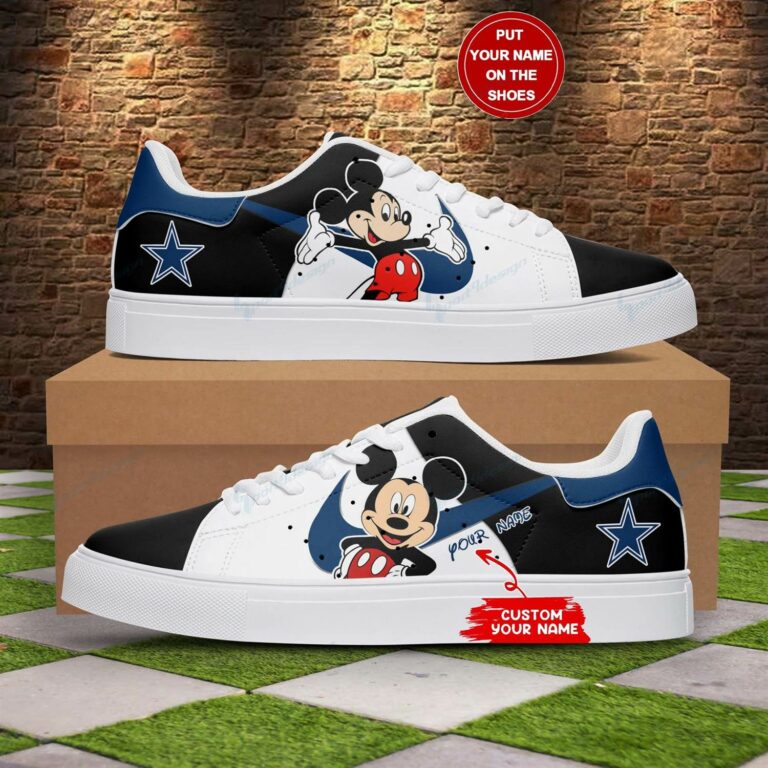 Mickey Dallas Cowboys Stan Smith Shoes, Gift for NFL fans