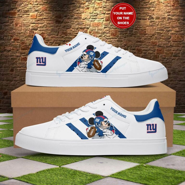 Mickey Football New York Giants Stan Smith Shoes, Gift for NFL fans
