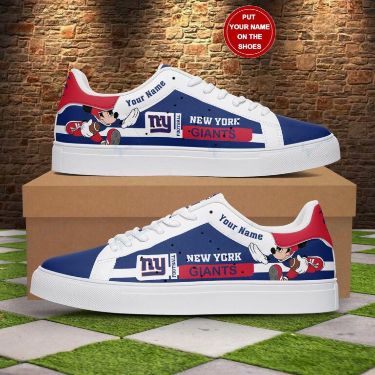 Mickey New York Giants Stan Smith Shoes, Gift for NFL fans