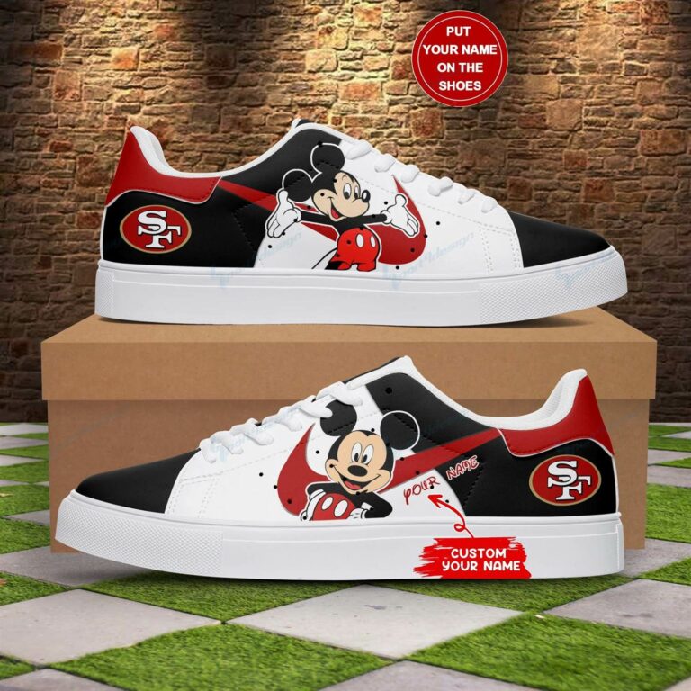 Mickey San Francisco 49ers Stan Smith Shoes, Gift for NFL fans