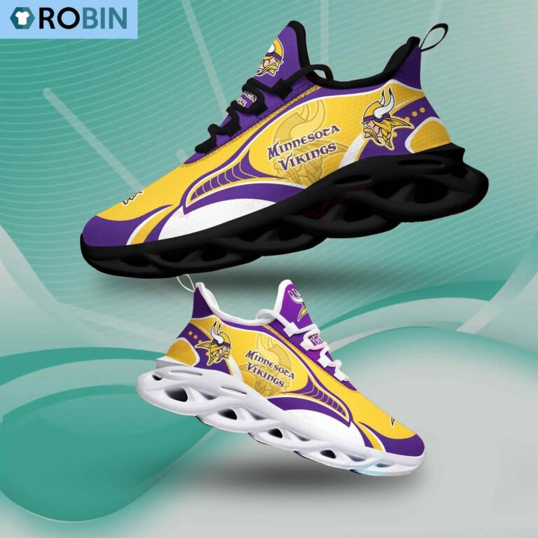 Minnesota Vikings Chunky Sneakers, NFL Sneakers Gift For Fans