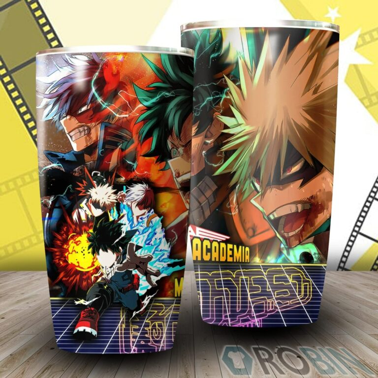 My Hero Academia Anime Manga Insulated Stainless Steel Tumbler