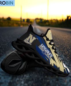 Navy Midshipmen Chunky Sneakers, NCAA Gift For Fans