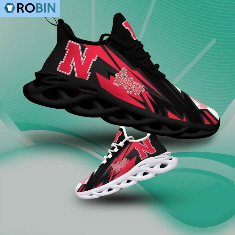 Nebraska Cornhuskers Chunky Sneakers, NCAA Gift For Fans