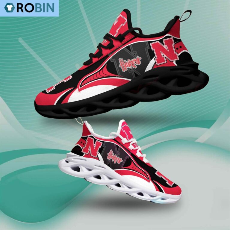 Nebraska Cornhuskers Chunky Sneakers, NCAA Shoes Gift For Fans