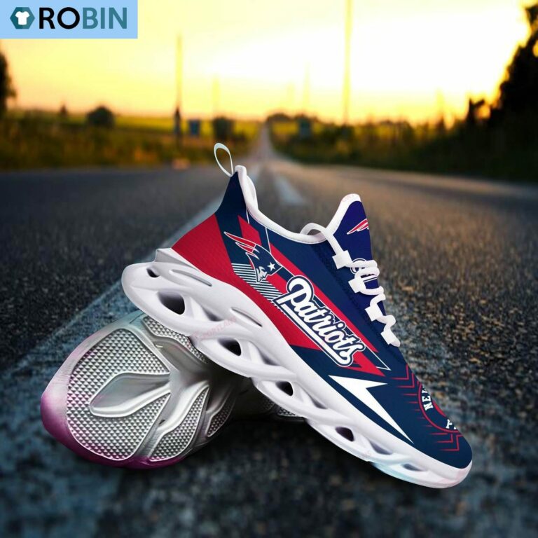 New England Patriots Sport Shoes, NFL Gift For Fans