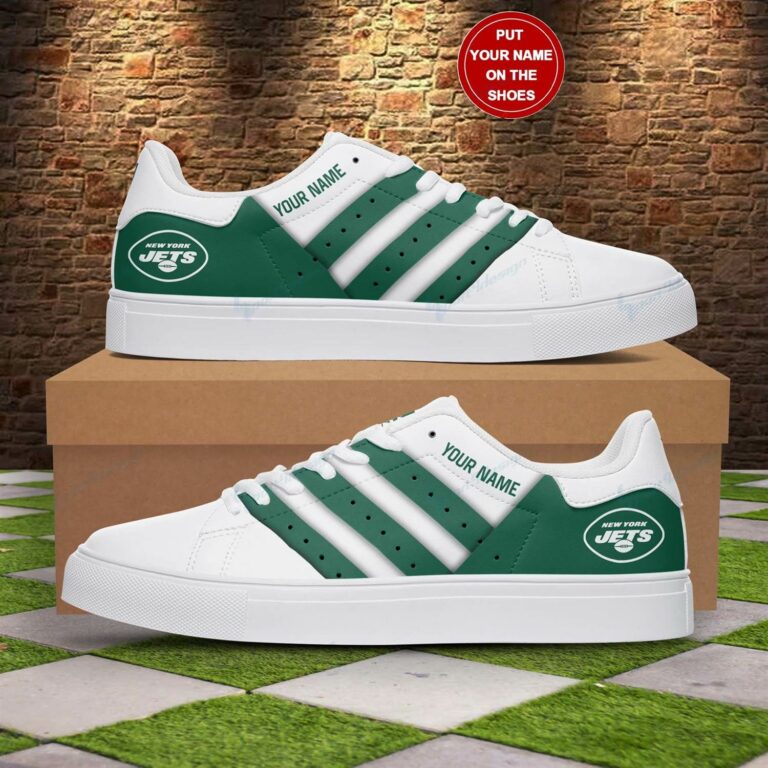 New York Jets Stan Smith Shoes, Gift for NFL fans