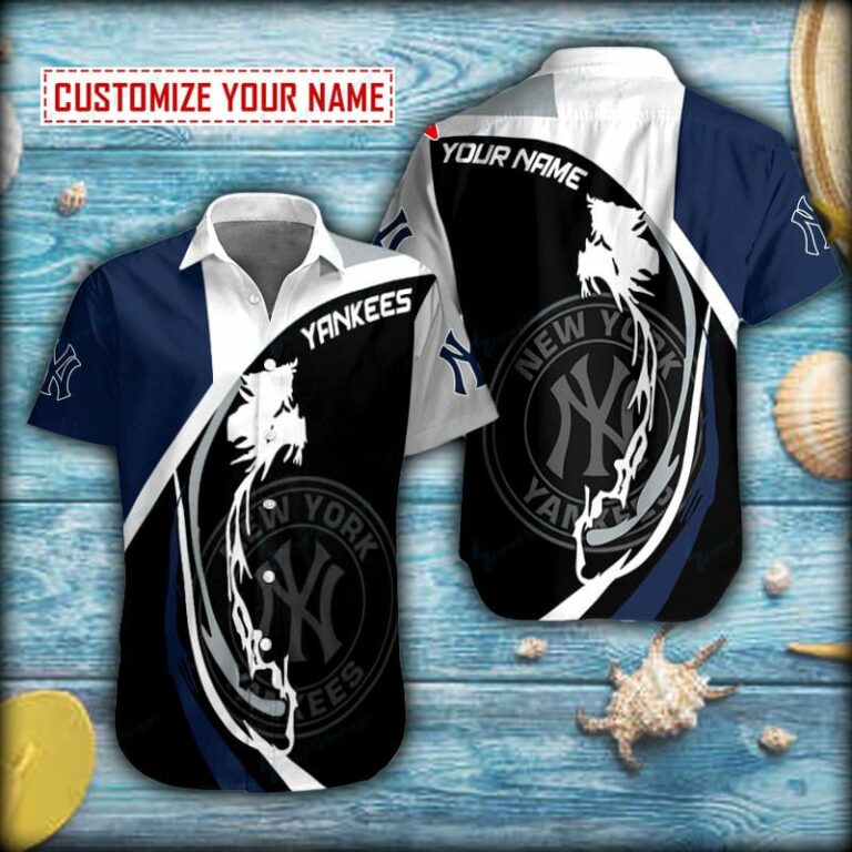 New York Yankees Football Button Shirt