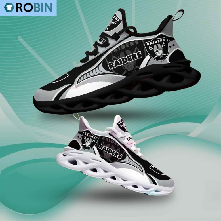 Oakland Raiders Chunky Sneakers, NFL Gift For Fans