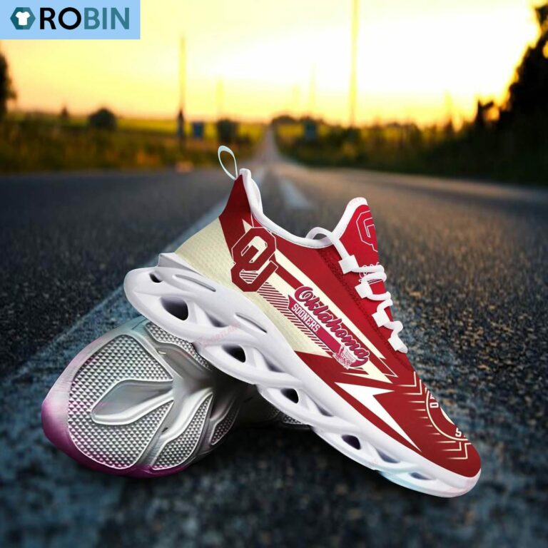 Oklahoma Sooners Sport Shoes, NCAA Sneakers Gift For Fans
